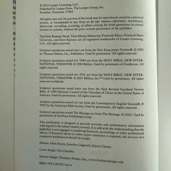 Dave Ramsey's Complete Guide to Money Hardcover - Picture 6 of 6